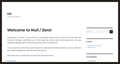 Desktop Screenshot of null-zero.com