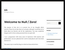 Tablet Screenshot of null-zero.com